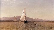 Francis A.Silva The Hudson at Tappan Zee Sweden oil painting artist